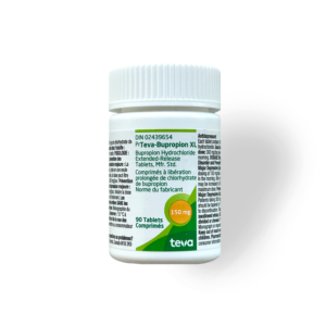 BUPROPION 150MG x 90 – TEVA | CANADA PHARMACEUTICAL GRADE